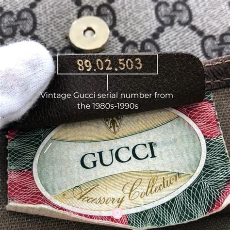 vintage gucci serial number lookup free